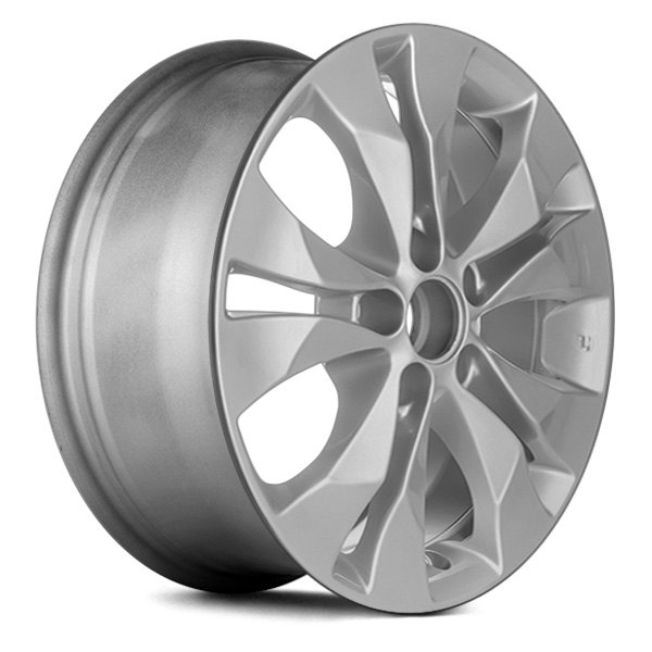 Replikaz® - 17 x 6.5 5 V-Spoke Silver Alloy Factory Wheel (New)