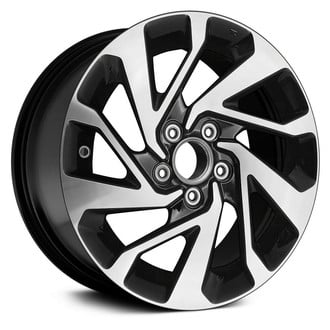 Replikaz® - 10 Spiral-Spoke Machined Face with Painted Black Pockets 16x7 Alloy Factory Wheel - Replica