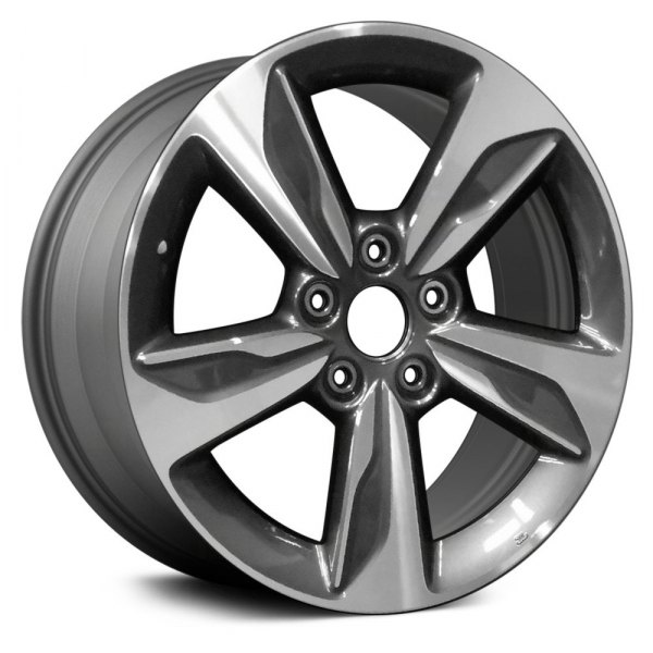 Replikaz® - 18 x 7.5 5-Spoke Charcoal with Machined Accents Alloy Factory Wheel (Replica)