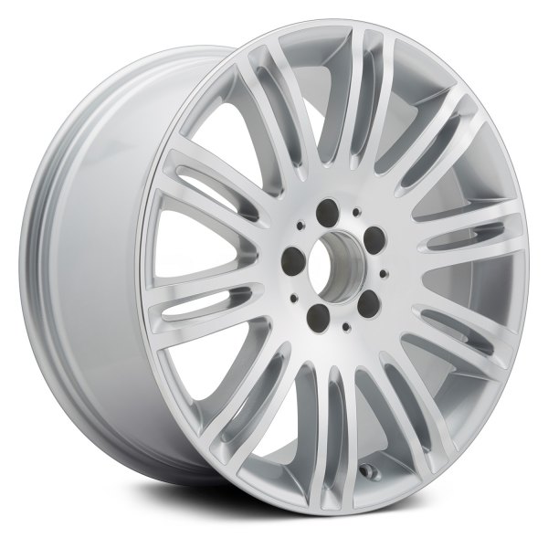 Replikaz® - 18 x 8.5 10 Double I-Spoke Silver Machined Alloy Factory Wheel (Replica)