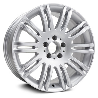 Replikaz® - 10 Double I-Spoke Painted Silver 18x8.5 Alloy Factory Wheel - Replica