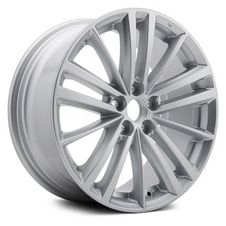 Replikaz® - 5 W-Spoke Painted Silver 17x7 Alloy Factory Wheel - Replica