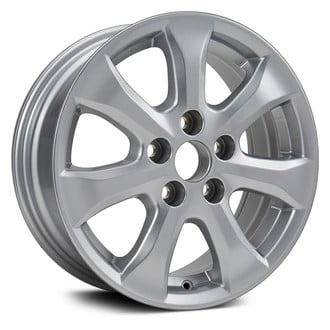 Replikaz® - 7 I-Spoke Painted Silver 16x6.5 Alloy Factory Wheel - Replica