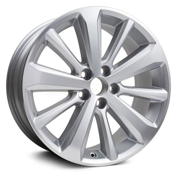 Replikaz® - 19 x 7.5 10-Spoke Silver Machined Alloy Factory Wheel (Replica)