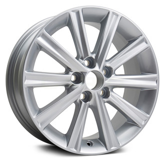 Replikaz® - 10 I-Spoke Painted Silver 17x7 Alloy Factory Wheel - Replica