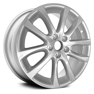 Replikaz® - 5 V-Spoke Machined Face with Painted Gray Pockets (Argent) 18x7.5 Alloy Factory Wheel - Replica