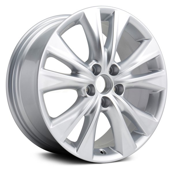 Replikaz® - 18 x 7.5 5 V-Spoke Silver Alloy Factory Wheel (Replica)