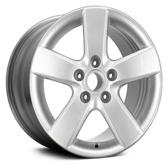 Replikaz® - 5-Spoke Painted Silver 16x6.5 Alloy Factory Wheel - Replica