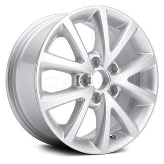 Replikaz® - 5 V-Spoke Painted Silver 16x6.5 Alloy Factory Wheel - Replica