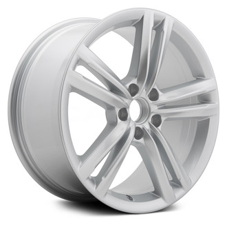 Replikaz® - Double 5-Spoke Painted Silver 18x8 Alloy Factory Wheel - Replica