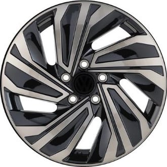 Replikaz® - 5-Slot Machined Face with Painted Black Vents and Very Slight Gold Tint in Clear Coat 17x7 Alloy Factory Wheel - Replica
