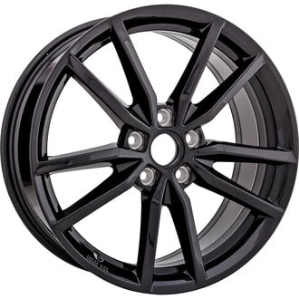 Replikaz® - 5 V-Spoke Painted Black 18x7.5 Alloy Factory Wheel - Replica