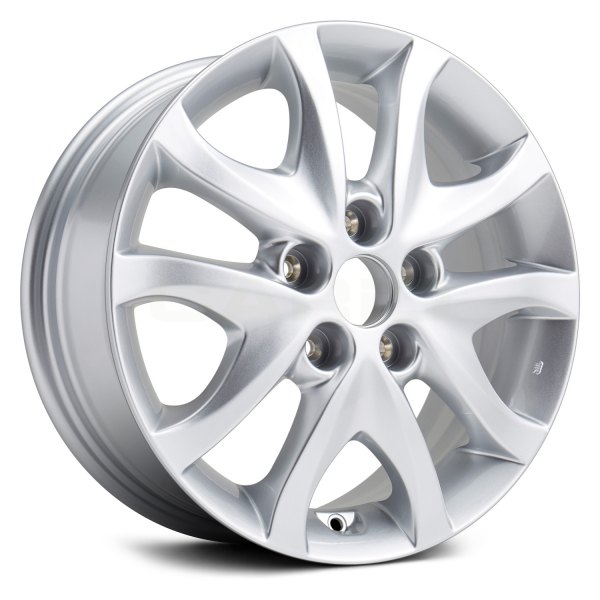 Replikaz® - 16 x 6 5 V-Spoke Silver Alloy Factory Wheel (Replica)