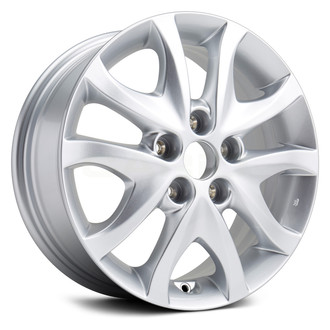 Replikaz® - 5 V-Spoke Painted Silver 16x6 Alloy Factory Wheel - Replica