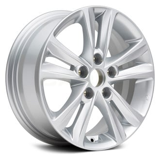 Replikaz® - Double 5-Spoke Painted Silver 16x6.5 Alloy Factory Wheel - Replica