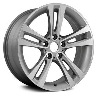 Replikaz® - Double 5-Spoke Machined Face with Painted Medium Gray Vents 18x8 Alloy Factory Wheel - Replica