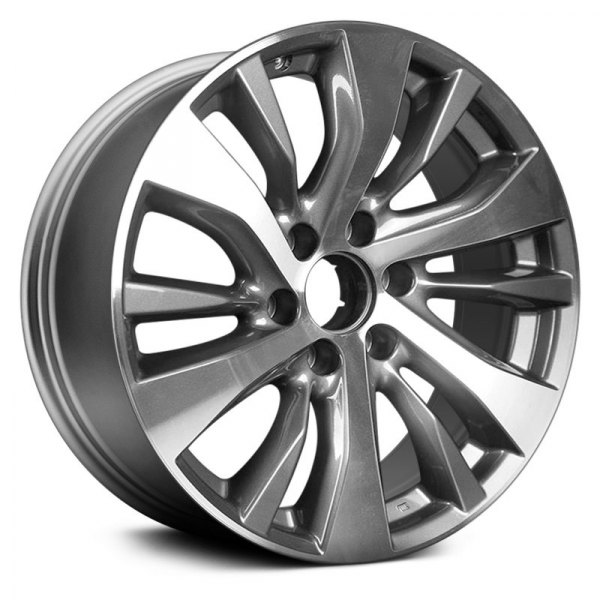 Replikaz® - 20 x 8 12 Spiral-Spoke Gray Machined Alloy Factory Wheel (Factory Take Off)