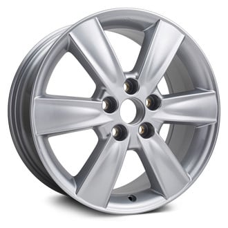 Replikaz® - 6 I-Spoke Painted Silver 17x7 Alloy Factory Wheel - Replica