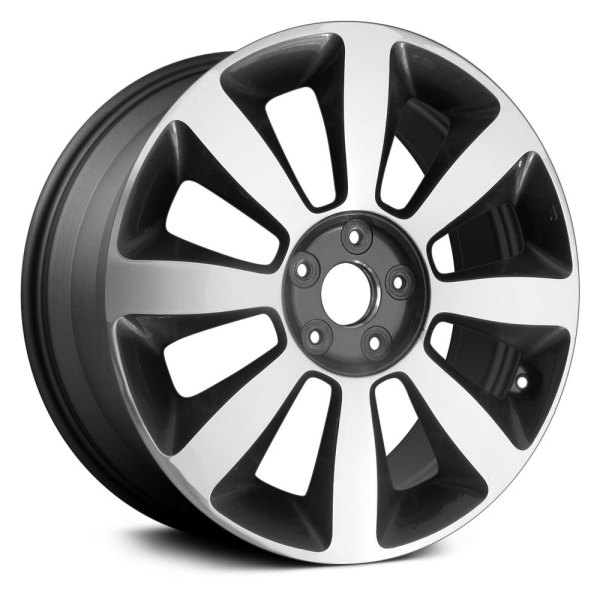 Replikaz® - 18 x 7.5 8 I-Spoke Machined Face with Charcoal Pockets Alloy Factory Wheel (Replica)