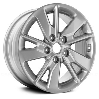 Replikaz® - 5 V-Spoke Painted Silver 16x6.5 Alloy Factory Wheel - Replica