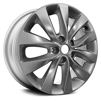 Replikaz® - 5 V-Spoke Painted Silver 17x7 Alloy Factory Wheel - Replica