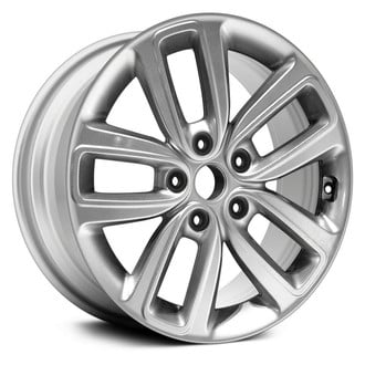 Replikaz® - Double 5-Spoke Painted Silver 17x6.5 Alloy Factory Wheel - Replica