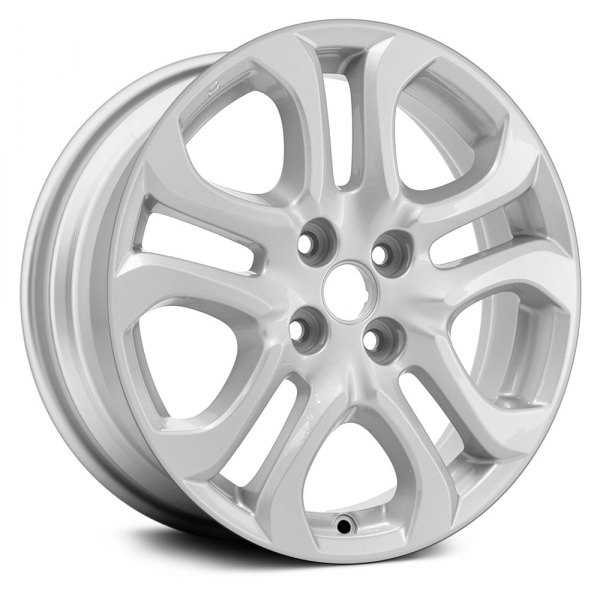 Replikaz® - 16 x 5.5 5 V-Spoke Silver Alloy Factory Wheel (Replica)