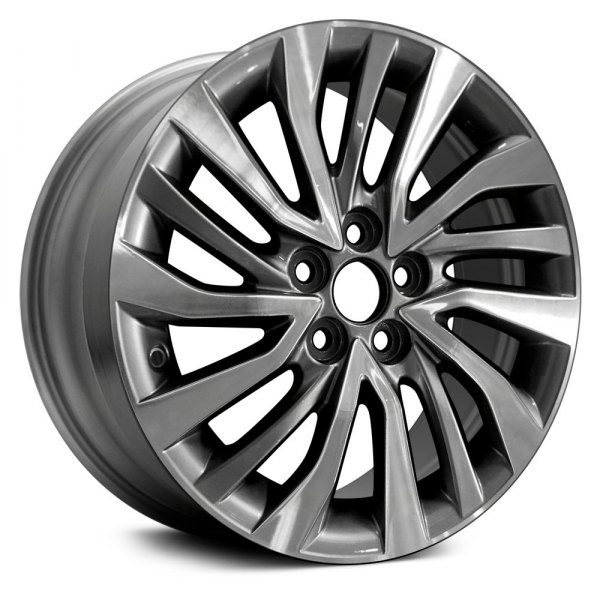 Replikaz® - 16 x 6.5 15 Spiral-Spoke Silver with Machined Face Alloy Factory Wheel (Replica)