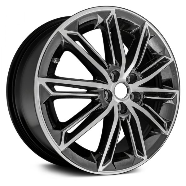Replikaz® - 19 x 8 10 Double I-Spoke Machined Face with Black Inset and Pockets Alloy Factory Wheel (Replica)