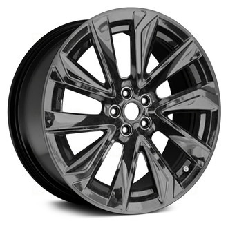 Replikaz® - 5 V-Spoke Painted Black 18x8 Alloy Factory Wheel - Replica