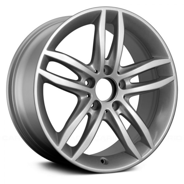 Replikaz® - 17 x 7.5 Double 5-Spoke Silver Alloy Factory Wheel (Replica)