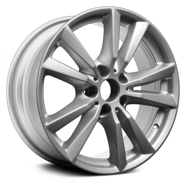Replikaz® - 18 x 8.5 Double 5-Spoke Machined and Silver Alloy Factory Wheel (Factory Take Off)