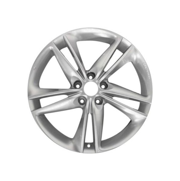 Replikaz® - 19 x 7 Double 5-Spoke Bright Silver Alloy Factory Wheel (New)