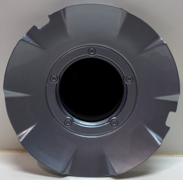 Replikaz® - Silver Wheel Center Cap With Black Center