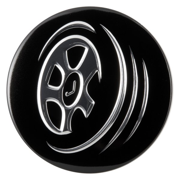 Replikaz® - Black Wheel Center Cap With Black Jante Logo