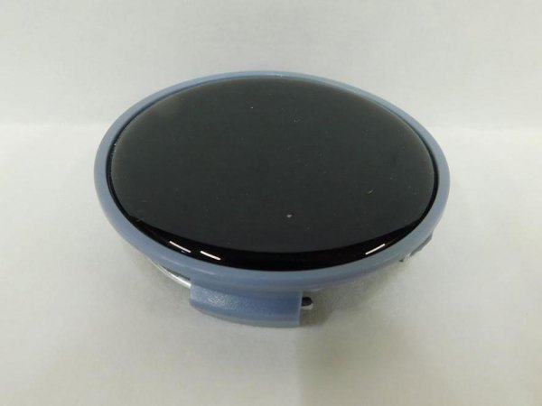 Replikaz® - Painted Black with Light Blue Edge Wheel Center Cap