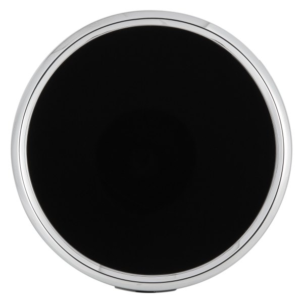 Replikaz® - Black Wheel Center Cap With Chrome Lip/Black Center