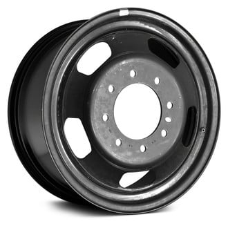Replikaz® - 5-Slot Painted Black 17x6 Steel Factory Wheel - Replica