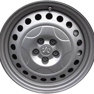 Replikaz® - 20-Hole Painted Silver 16x6.5 Steel Factory Wheel - Replica