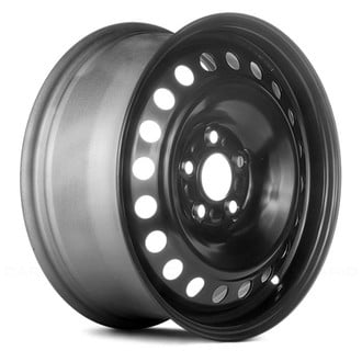 Replikaz® - 20-Hole Painted Black 16x6.5 Steel Factory Wheel - Replica
