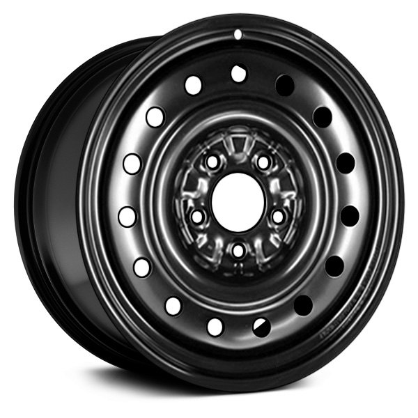 Replikaz® - 16 x 6.5 15-Slot Black Steel Factory Wheel (Replica)