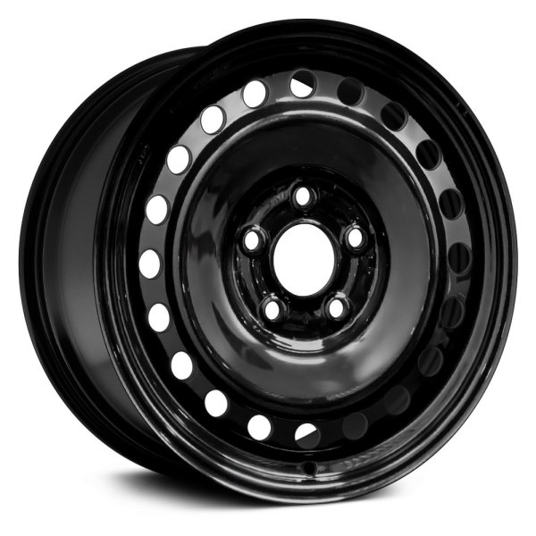 Replikaz® - 16 x 6.5 20-Hole Black Steel Factory Wheel (Replica)