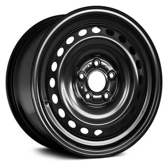 Replikaz® - 20-Hole Painted Black 16x6.5 Steel Factory Wheel - Replica