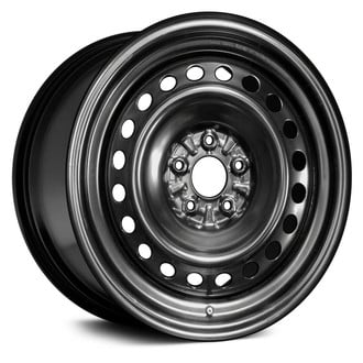 Replikaz® - 20-Hole Black 17x7 Steel Factory Wheel - Replica