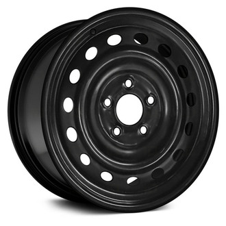 Replikaz® - 15-Hole Painted Black 16x7 Steel Factory Wheel - Replica