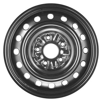 Replikaz® - 16-Hole Painted Black 15x6.5 Steel Factory Wheel - Replica