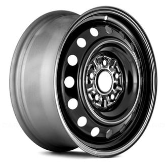 Replikaz® - 16-Hole Painted Black 16x6.5 Steel Factory Wheel - Replica