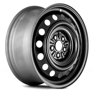 Replikaz® - 16-Hole Painted Black 16x6.5 Steel Factory Wheel - Replica