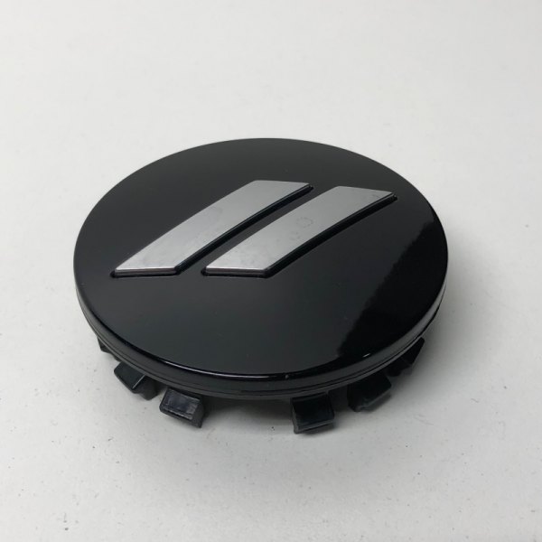 Replikaz® - Black Wheel Center Cap With Dual Stripe Dodge Perfomance Logo