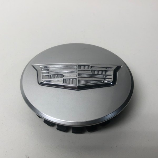 Replikaz® - Silver Replacement Wheel Center Cap With Chrome Cadillac Logo